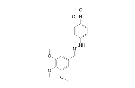 3,4,5-trimethoxybenzaldehyde, (p-nitrophenyl)hydrazone