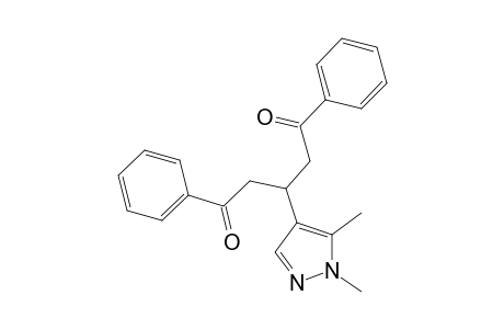 Pentane-1,5-dione, 3-(1,5-dimethyl-1H-pyrazol-4-yl)-1,5-diphenyl-