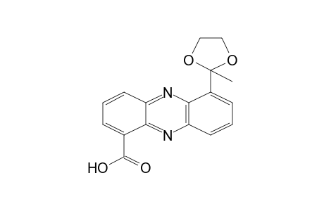 6-(2-Methyl[1,3]dioxolan-2-yl)phenazine-1-carboxylic acid