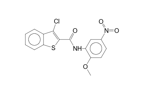 3-Chloro-N-(2-methoxy-5-nitrophenyl)-2-thianaphthenecarboxamide