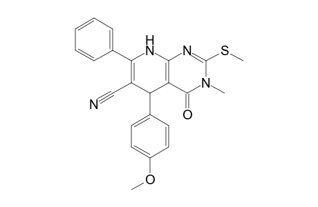 6-CYANO-5-(4-METHOXYPHENYL)-3-METHYL-2-METHYLSULFANYL-7-PHENYL-5,8-DIHYDROPYRIDO-[2,3-D]-PYRIMIDIN-4(3H)-ONE