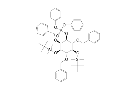 3,5-o-bis-(Tert.-butyldimethylsilyl)-1-o-diphenylphosphate-2,4,6-o-tribenzyl-D-myo-inositol