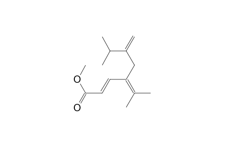 (2E)-6-isopropyl-4-isopropylidene-hepta-2,6-dienoic acid methyl ester