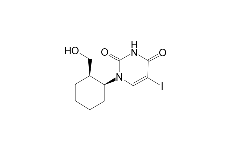 (+-)-cis-1-[2-(Hydroxymethyl)cyclohexyl]-5-iodouracil