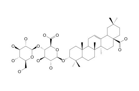 3-O-BETA-[GLUCOPYRANOSYL-(1->4)-GLUCURONOPYRANOSYL]-OLEANOLIC-ACID