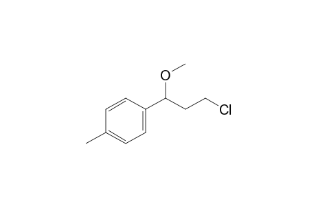 alpha-(2-chloroethyl)-p-methylbenzyl methyl ether