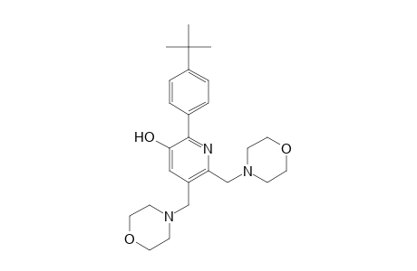 2-(4-tert-Butylphenyl)-4,6-dimorpholino-3-pyridinol