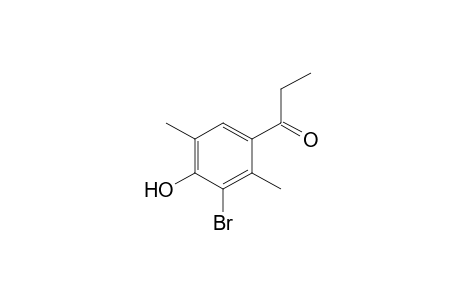 3'-bromo-2',5'-dimethyl-4'-hydroxypropiophenone