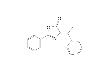 cis-4-(alpha-METHYLBENZYLIDENE)-2-PHENYL-2-OXAZOLIN-5-ONE