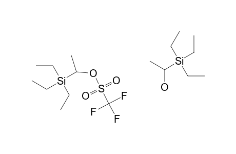 1-TRIETHYLSILYLETHYL-TRIFLUOROMETHANESULFONATE+1-TRIETHYLSILYLETHANOL;MIXTURE