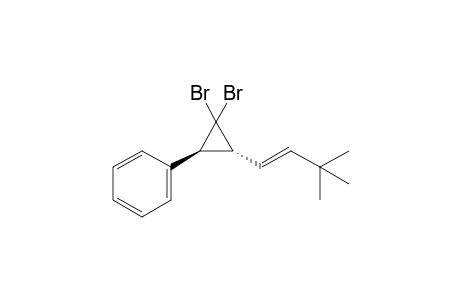 [(1S,3R)-2,2-Dibromo-3-((E)-3,3-dimethyl-but-1-enyl)-cyclopropyl]-benzene
