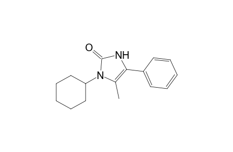 1-Cyclohexyl-1,3-dihydro-5-methyl-4-phenyl-2H-imidazol-2-one