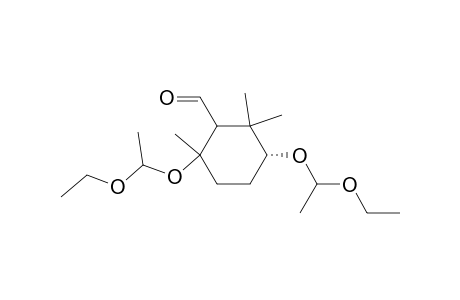 Cyclohexanecarboxaldehyde, 3,6-bis(1-ethoxyethoxy)-2,2,6-trimethyl-