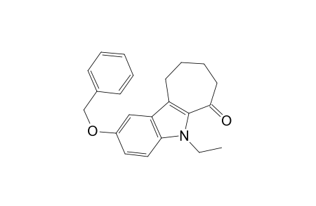 Cyclohepta[b]indol-6(5H)-one, 5-ethyl-7,8,9,10-tetrahydro-2-(phenylmethoxy)-