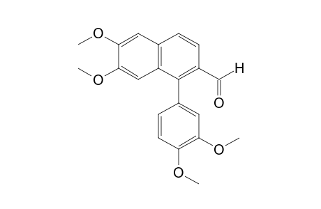 6,7-dimethoxy-1-(3,4-dimethoxyphenyl)-2-naphthaldehyde