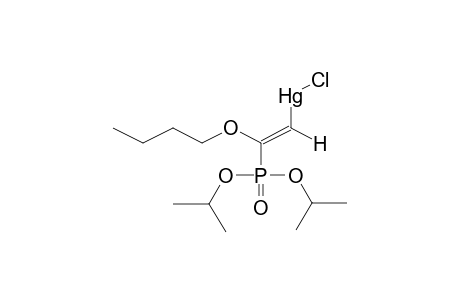 DIISOPROPYL 1-BUTOXY-2-CHLOROMERCURYVINYLPHOSPHONATE