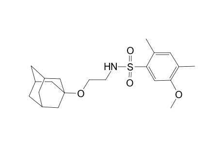 N-[2-(1-adamantyloxy)ethyl]-5-methoxy-2,4-dimethyl-benzenesulfonamide