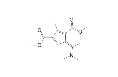 1,3-Cyclopentadiene-1,3-dicarboxylic acid, 5-[1-(dimethylamino)ethylidene]-2-methyl-, dimethyl ester