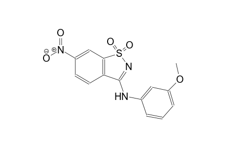 N-(3-methoxyphenyl)-6-nitro-1,2-benzisothiazol-3-amine 1,1-dioxide
