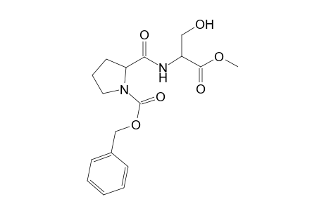 Methyl N-(benzyloxycarbonyl)-1-prolyl-1-serinate