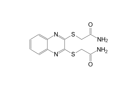 2-(3-Carbamoylmethylsulfanyl-quinoxalin-2-ylsulfanyl)-acetamide