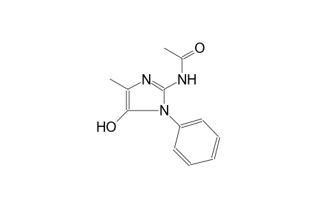 N-(5-hydroxy-4-methyl-1-phenyl-1H-imidazol-2-yl)acetamide