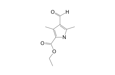 4-formyl-3,5-dimethyl-2-pyrrolecarboxylic acid, ethyl ester