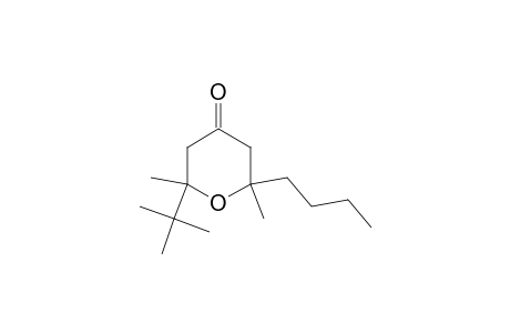 6-n-Butyl-2-tert-butyl-tetrahydro-2,6-dimethyl-4H-pyran-4-one