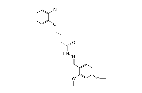 4-(o-Chlorophenoxy)butyric acid, (2,4-dimethoxybenzylidene)hydrazide