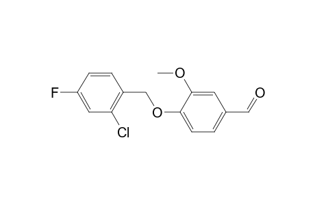 Benzaldehyde, 4-[(2-chloro-4-fluorophenyl)methoxy]-3-methoxy-