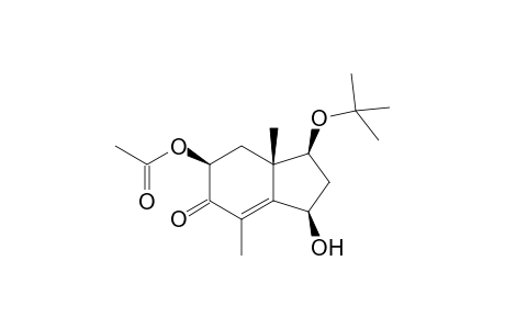 2,6-Dimethyl-7-tert-butoxy-4-acetoxy-9.beta.-hydroxyicyclo[4.3.0]nona-1-en-3-one isomer