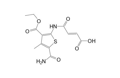 (2E)-4-{[5-(aminocarbonyl)-3-(ethoxycarbonyl)-4-methyl-2-thienyl]amino}-4-oxo-2-butenoic acid