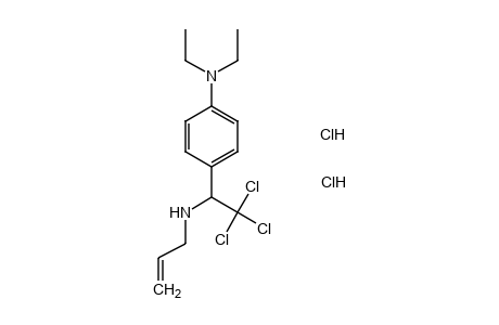 N^alpha-allyl-N^4,N^4-diethyl-alpha-(trichloromethyl)toluene-alpha,4-diamine, dihydrochloride