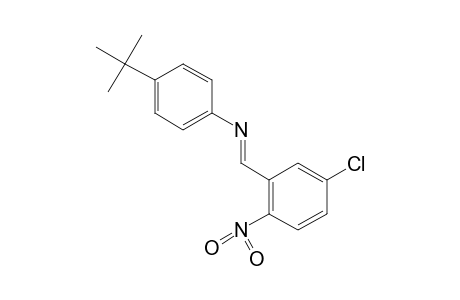 p-tert-butyl-N-(5-chloro-2-nitrobenzylidene)aniline