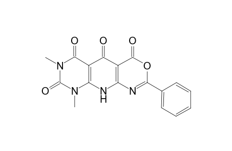 6,8-Dimethyl-3-phenylpyrimido[5',6' : 5,6]pyrido[2,3-d]-(1,3)-oxazine-1,7,9,10-(5H,6H,8H)-tetrone