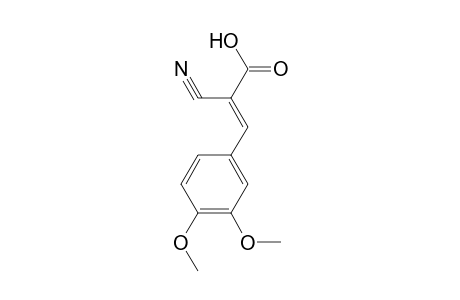 (2E)-2-Cyano-3-(3,4-dimethoxyphenyl)-2-propenoic acid