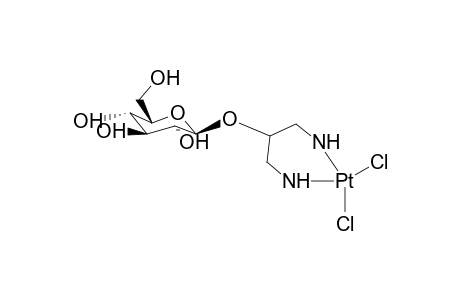 Platinum(II)(2-b-d-glucopyranosyloxy-propyl-1,3-diamine) dichloride