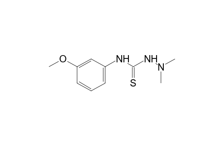 1,1-dimethyl-4-(m-methoxyphenyl)-3-thiosemicarbazide