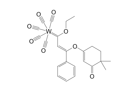 (3Z)-1,1,1,1,1-Pentacarbony-2-ethoxy-4-(4,4-dimethoxy-3-oxocyclohex-1-enyloxy)-4-phenyl-1-tungsta-1,3-butadien