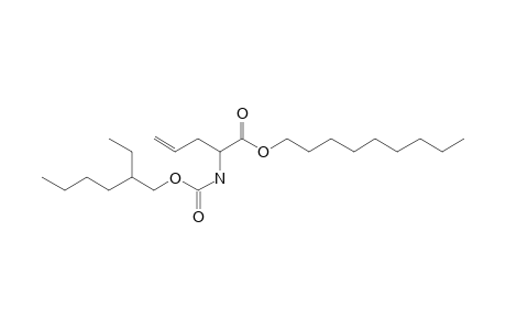 2-Aminopent-4-enoic acid, N-(2-ethylhexyloxycarbonyl)-, nonyl ester