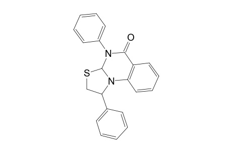 1,4-Diphenyl-1,2,3A,4-tetrahydro-5H-thiazolo[3,2-A]quinazolin-5-one