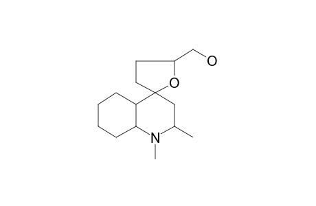 Spiro[decahydroquinoline-4,2'-tetrahydrofuran], 1,2-dimethyl-5'-hydroxymethyl-