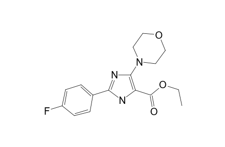 2-(4-Fluorophenyl)-5-morpholin-4-yl-3H-imidazol-4-carboxylic acid, ethyl ester