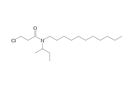 Propionamide, 3-chloro-N-(2-butyl)-N-undecyl-