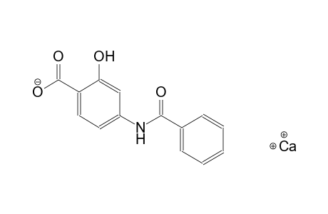 calcium 4-benzamido-2-hydroxybenzoate