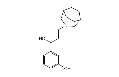 alpha-(m-hydroxyphenyl)-3-azabicyclo[3.2.2]nonane-3-propanol