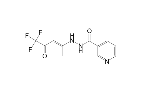 Pyridine-3-carbohydrazide, N2-(4,4,4-trifluoro-1-methyl-3-oxobut-1-enyl)-