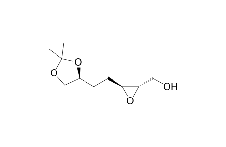 [(2S,3S)-3-[2-[(4S)-2,2-dimethyl-1,3-dioxolan-4-yl]ethyl]-2-oxiranyl]methanol