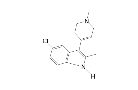 5-chloro-2-methyl-3-(1-methyl-1,2,3,6-tetrahydro-4-pyridyl)indole