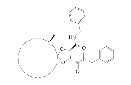 (2R,3R,7R)-N,N'-Dibenzyl-7-methyl-1,4-dioxaspiro[4.14]nonadecane-2,3-dicarboxamide